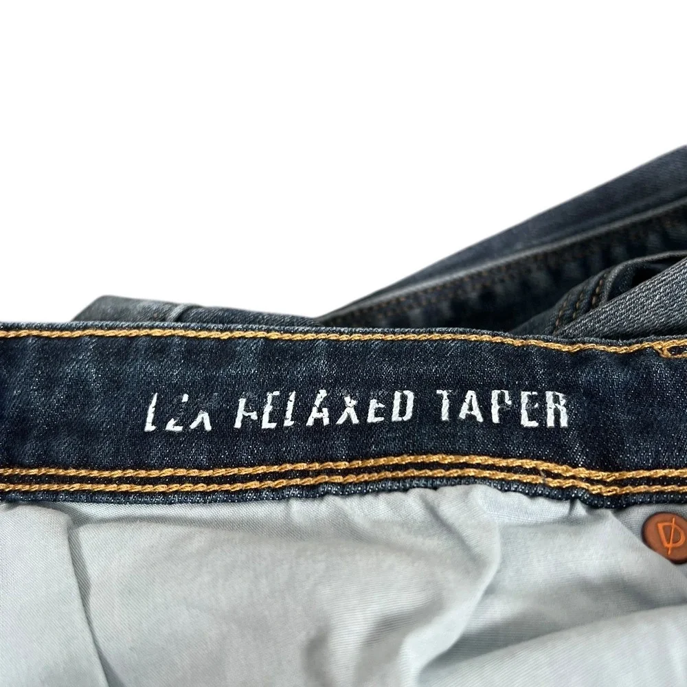 DU/ER L2A Relaxed Taper Jeans Mens 34x30 (34X29) Blue Performance Denim